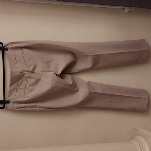 ANN TAYLOR FACTORY Beige Straight Leg Dress Pants - Picture 8 of 11